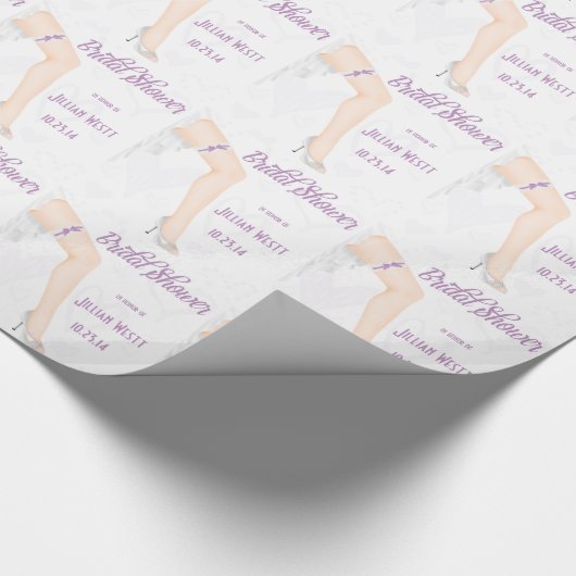 Personalisierte Geschenkpapier (Ecke)