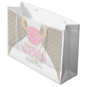 Personalisierte Geschenktasche des Brautparty Große Geschenktüte