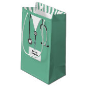 Personalisierte Geschenktasche Kleine Geschenktüte (Rückseite Schrägansicht)