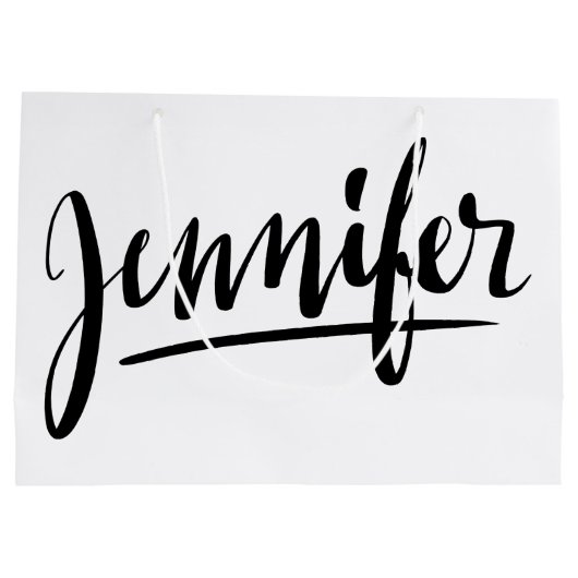 Personalisierte Geschenktasche mit der Große Geschenktüte (Rückseite)