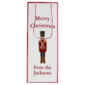 Personalisierte Geschenktaschen - Christmas Nutcra Geschenktüte Für Weinflaschen (Vorderseite)