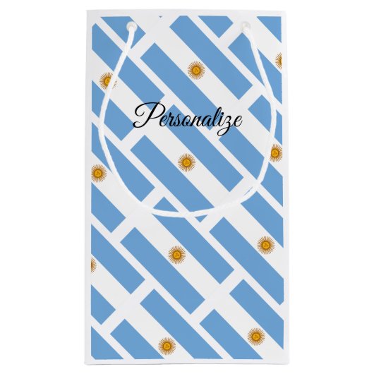 Personalisierte Geschenktaschen mit argentinischer Kleine Geschenktüte (Rückseite)