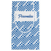 Personalisierte Geschenktaschen mit griechischer L Kleine Geschenktüte (Vorderseite)