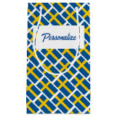 Personalisierte Geschenktaschen mit schwedischer L Kleine Geschenktüte (Vorderseite)