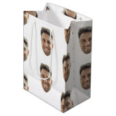Personalisierte Geschenktüte für eine Party (Vorderseite Schrägansicht)