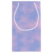 Personalisierte Geschenktüte in rosa Wolken und St (Rückseite)