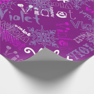 Personalisierte Geschenkverpackung mit spitzen Sch Geschenkpapier