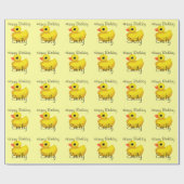 personalisierte Geschenkwrap "Rubber Ducky" Geschenkpapier (Flach)