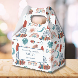 Personalisierte geschlechtsneutrale Bohemian-Baby- Geschenkschachtel