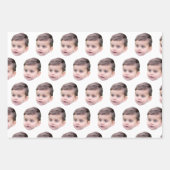 Personalisierte Gesichts-Geschenkverpackung | Lust Geschenkpapier Set (Vorderseite)