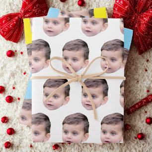 Personalisierte Gesichts-Geschenkverpackung Lust Geschenkpapier Set
