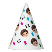 Personalisierte Gesichts-Glückwunsch-Geschenke Partyhütchen (Links)