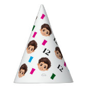 Personalisierte Gesichts-Glückwunsch-Geschenke Partyhütchen (Rechts)