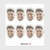 Personalisierte Gesichtsaufkleber Benutzerdefinier Aufkleber (Blatt)
