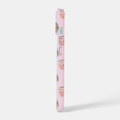 Personalisierte Gesichtshälfte 2 Fotos, benutzerde iPhone 15 Hülle (Linke Seite)