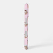 Personalisierte Gesichtshälfte 2 Fotos, benutzerde iPhone 16 Hülle (Rechte Seite)