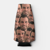 Personalisierte Gesichtskamera Einzigartiges Foto  Flaschenkühler (Vorderseite)