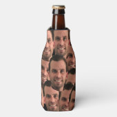 Personalisierte Gesichtskamera Einzigartiges Foto  Flaschenkühler (Flaschenvorderseite)