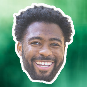 Personalisierte Gesichtskleber, Foto Geburtstagsge Aufkleber