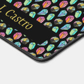 Personalisierte Gesichtsräte Schreibtischunterlage (Ecke)