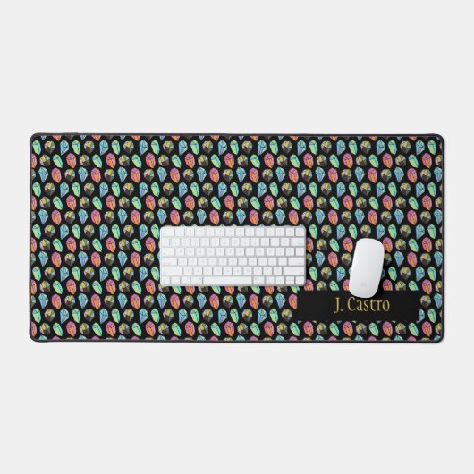 Personalisierte Gesichtsräte Schreibtischunterlage (Tastatur & Maus)