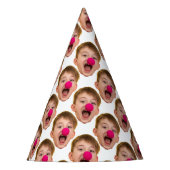 Personalisierte Gesichtssenkung Geburtstag Partyhütchen (Vorderseite)