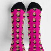 Personalisierte Gesichtssocken, Lustiges Geschenk Socken (Oben)