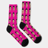 Personalisierte Gesichtssocken, Lustiges Geschenk Socken (Rechts)