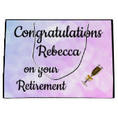 Personalisierte Gestaltung der Altersvorsorge Große Geschenktüte (Vorderseite)