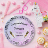 Personalisierte Gestaltung der Altersvorsorge Pappteller (Party)