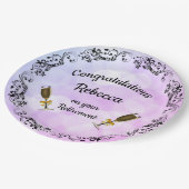 Personalisierte Gestaltung der Altersvorsorge Pappteller (Schrägansicht)