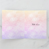 Personalisierte Gestaltung der Ehefrau Karte (Innenseite)