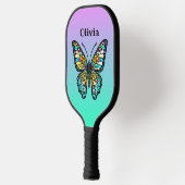 Personalisierte, gestanzte Glaskugel Pickleball Schläger (Links)