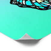 Personalisierte, gestanzte Glaskugel Poster (Ecke)