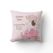 Personalisierte "gestapelte Elefanten mit Punkten"