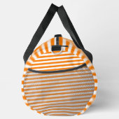 Personalisierte gestreifte Strandtasche: Maßgesche Duffle Bag (Rechts)
