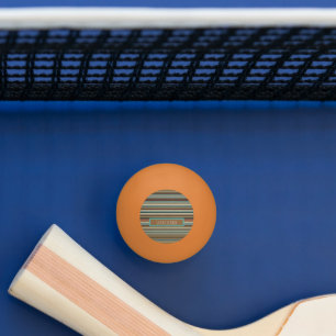 Personalisierte Gestreifte  Tischtennisball