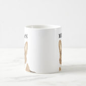 Personalisierte Getränkekasten aus Rot und Weiß Kaffeetasse (Mittel)