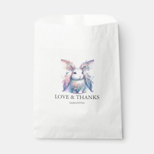 Personalisierte Gevor Bags Mystical Bunny Geschenktütchen (Vorderseite)