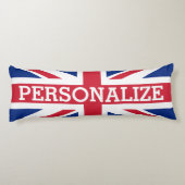 Personalisierte Gewerkschafts-Jack-Flagge Seitenschläferkissen (Rückseite)