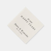 Personalisierte Gewohnheit für Ihre glückliche Trä Serviette (Ecke)