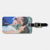 Personalisierte Gewohnheit Ihr eigenes Foto Gepäckanhänger (Vorderseite horizontal)