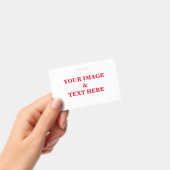 Personalisierte Gewohnheit Ihr eigenes Foto u. Ausweis (Handheld)