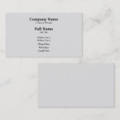 Personalisierte Gewohnheit Ihre Selbst Visitenkarte (Vorne/Hinten)