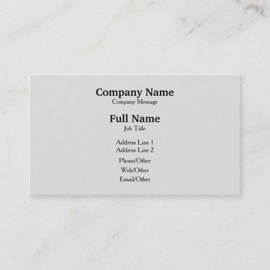 Personalisierte Gewohnheit Ihre Selbst Visitenkarte (Vorderseite)