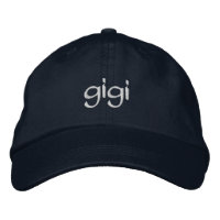 Personalisierte "Gigi" bestickte Baseballkappe