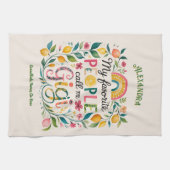 ❤️ Personalisierte GIGI-Geschenke Hinzufügen von G Geschirrtuch (Horizontal)