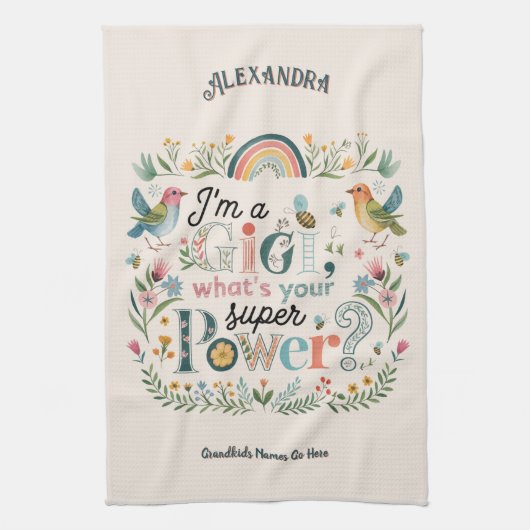 ❤️ Personalisierte GIGI-Geschenke Hinzufügen von G Geschirrtuch (Vertikal)