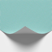 Personalisierte Gingham-Geschenkanhänger Geschenkpapier (Ecke)
