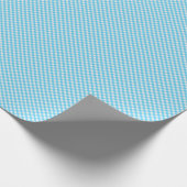 Personalisierte Gingham-Geschenkanhänger Geschenkpapier (Ecke)